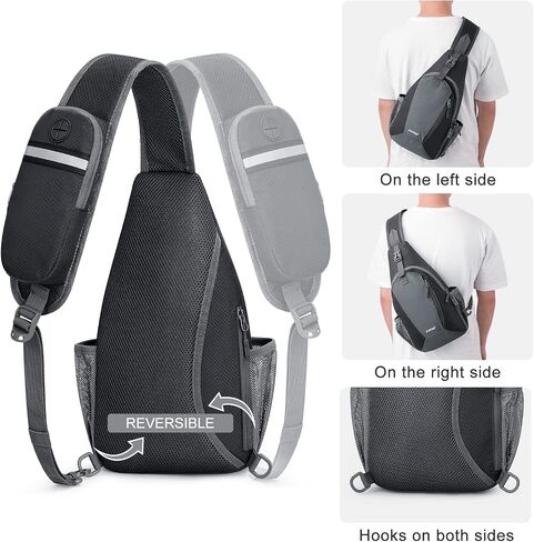 G4Free Sling Bags Men Small Chest Sling Backpack+RFID Sling Bag Crossbody Sling Backpack for Men Women Hiking Outdoor in Saudi Arabia