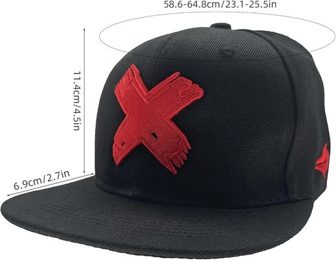 Snapback قبعة الهيب هوب نمط للرجال والنساء قبعة قطنية قابلة للتعديل الجدة in Kuwait