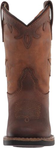 ROPER Kids Girls Monterey Star Square Toe Casual Boots Mid Calf - Brown in Kuwait