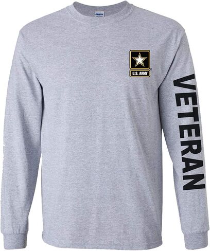 Officially Licensed United States Army Veteran Long Sleeve T-Shirt in Saudi Arabia