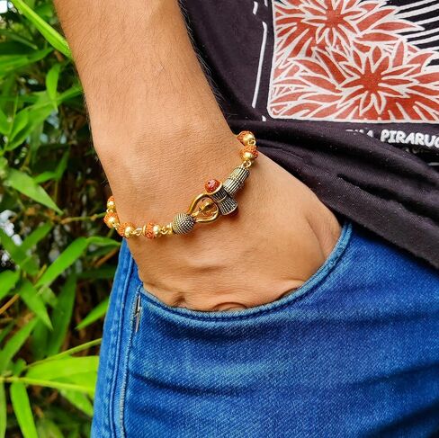 Wonder Care Natural Gemstone Real Stone Jewelry Yoga Meditation Beads Spiritual Bracelet Reiki Balancing Wrist Band Unisex Adjustable Bracelet Friendship Band|Rakhi For Brother in Kuwait