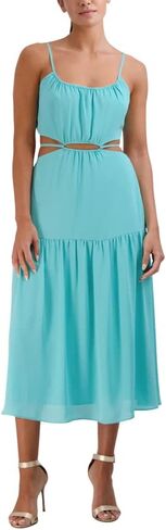 BCBGeneration Women's Scoop Neck Gathered Skirt Spaghetti Maxi Dress in Saudi Arabia
