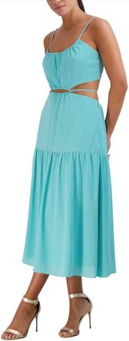 BCBGeneration Women's Scoop Neck Gathered Skirt Spaghetti Maxi Dress in Saudi Arabia