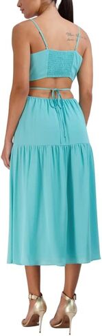 BCBGeneration Women's Scoop Neck Gathered Skirt Spaghetti Maxi Dress in Saudi Arabia