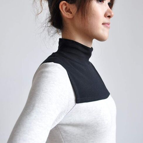 Teemall Womens Warmer Cotton Half Top Mock Blouse Dickey Collar Neck Dickey False Fake Turtleneck Neck in Saudi Arabia