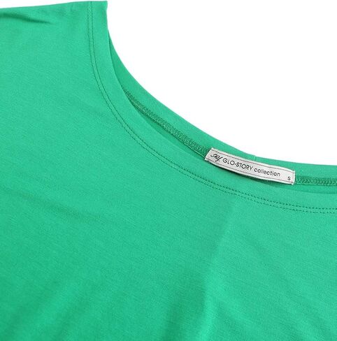 Womens Summer Casual Crew Neck T Shirts Sexy One Shoulder Off Batwing Oversized Blouse Tops in Kuwait