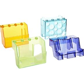 Heathrow Scientific HD23500 4 قطع MagLab مشرق شفاف قوي ABS مجموعة رفوف تخزين البلاستيك، 522 مم طول × 393 مم عرض × 102 مم ارتفاع in Kuwait