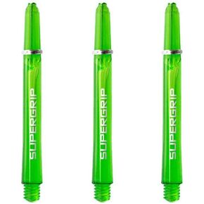 Harrows Supergrip Tweenie Dart Shafts, Polycarbonate Stems, Machined Rings, Green (1 Set)