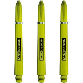Winmau MvG Van Gerwen Signature Nylon Stems, Strong Dart Shafts, Medium 48mm, Green