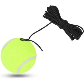 Swingball Replacement String and Ball, Portable Tennis Balls, Lightweight Tennis Single Player Practice with Rubber Rope String for Indoor and Outdoor Practice