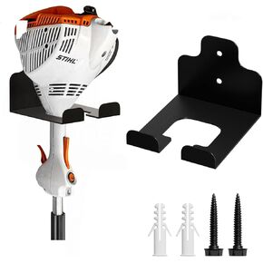Garage Organizer Trimmer Rack, Garden Power Tool Hanger Weed Whackers Holder Wall Mounted for Grass Trimmer, Hedge Trimmer, Garage Trimmer, Garden Tools,1 Pack