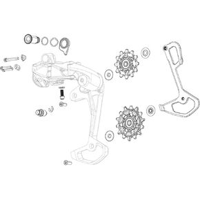 SRAM GX Eagle AXS Rear Derailleur Bolt and Screw Kit