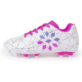 Rip It Girls' Soccer Cleat - 3.5 - White/Pink Glo