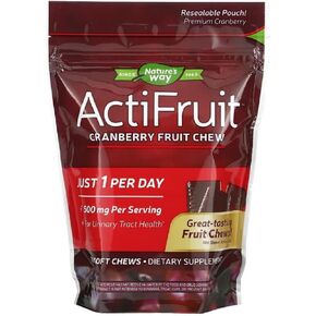 العلاج الأنزيمي ActiFruit™ مكمل التوت البري مع كران ماكس - 20 قطعة مضغ ناعمة