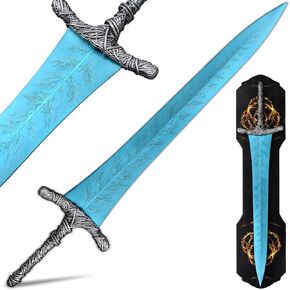 41'' Dark Moon Greatsword Metal Sword Embossed Pattern 1:1 Replica Sword Moonlight Greatsword Elden Dark Moon Sword Suitable for Cosplay Collection Decoration not Sharp