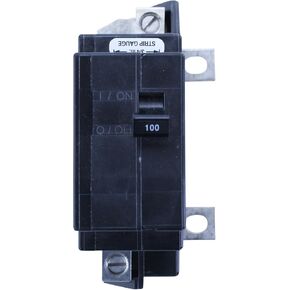 SCHNEIDER ELECTRIC Miniature Circuit Breaker 120/240-Volt 100-Amp QOM100VH Hmi Gtu CPU Box Open Type