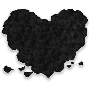 1200PCS Rose Petals for Bedroom - Fake Roses Red Petal Faux Flowers, Artificial Roses Petals for Marry me, Valentines, Proposal, Anniversary, Wedding Love Decorations Romantic Party