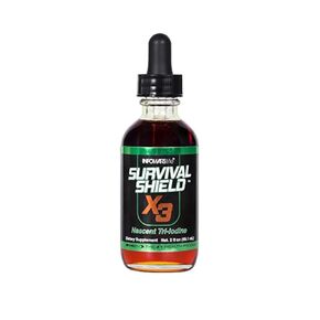 Survival Shield X-3 2oz. Bottle - Infowars Life/Info Wars/Same Day Ship/USA Made in Saudi Arabia