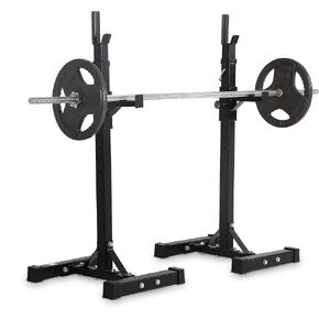 رف القرفصاء قابل للتعديل من الحديد لضغط مقاعد البدلاء 40 بوصة - 66 بوصة متعدد الوظائف من الفولاذ القوي المحمول رف الحديد للمنزل وصالة الألعاب الرياضية أقصى تحميل 550 رطل in Kuwait