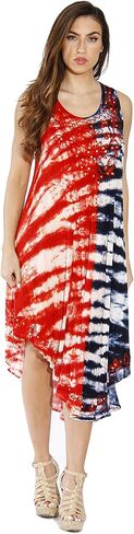 Riviera Sun Plus Size Summer Dresses Swimsuit Cover Up Flag Dresses in Kuwait