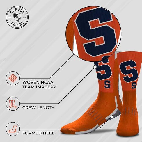 For Bare Feet NCAA Youth University Socks - Officially Licensed School Logo - Girls & Boys - Crew Style - Support your team on Game Day (Washington State Cougars - Black, Youth One Size) in Saudi Arabia