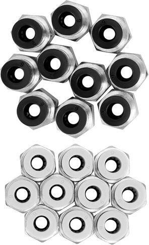 QWORK 20 Pack Pneumatic Push to Connect Air Fittings, 1/4 Inch Tube OD x 1/4 Inch NPT Male Thread + 1/4 Inch Tube OD x 1/4 Inch NPT Female Thread, for Air Lines Fittings Thread Pneumatic Fitting in Saudi Arabia