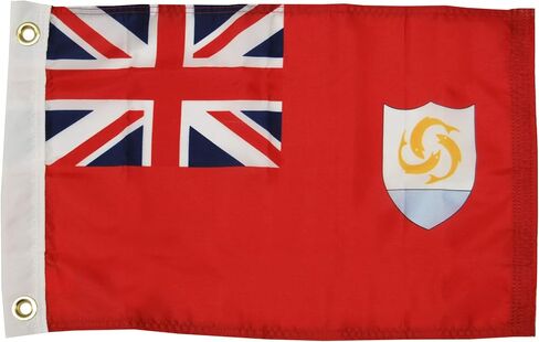 TAYLOR MADE PRODUCTS Anguilla Courtesy Flag for Boats, Pools and Docks 12" x 18" in Saudi Arabia