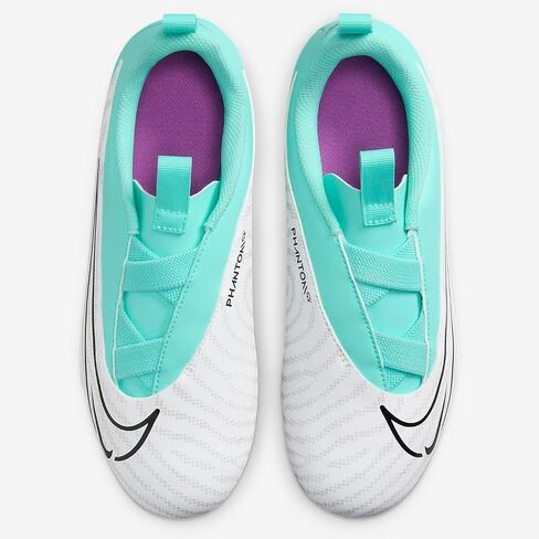 Nike Jr. Phantom GX Academy Big Kids' Multi-Ground Low-Top Soccer Cleats (DD9549-300, Hyper Turquoise/Fuchsia Dream/) in Saudi Arabia