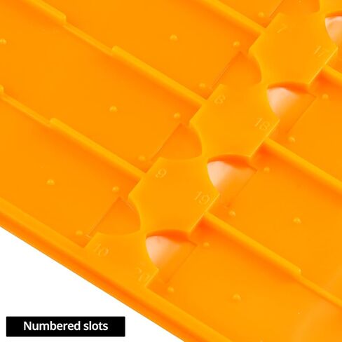 مجموعة شرائح المجهر QWORK القابلة للتكديس، بلاستيك، 30 سم × 19.5 سم، آمنة مضادة للانزلاق، سعة 20 شريحة لكل صينية، 4 قطع in Kuwait