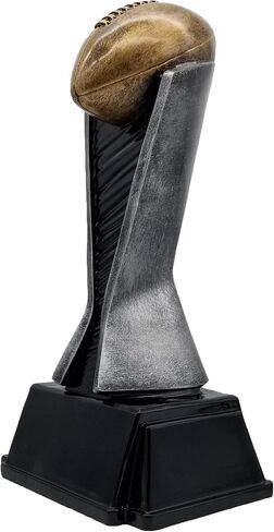 Decade Awards World Class Football Tower Trophy 6, 8 or 12 Inch Tall | Majestic Fantasy Football Tower Award | Most Valuable Player Trophy - Engraved Plate on Request in Saudi Arabia