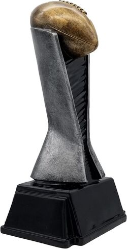 Decade Awards World Class Football Tower Trophy 6, 8 or 12 Inch Tall | Majestic Fantasy Football Tower Award | Most Valuable Player Trophy - Engraved Plate on Request in Saudi Arabia
