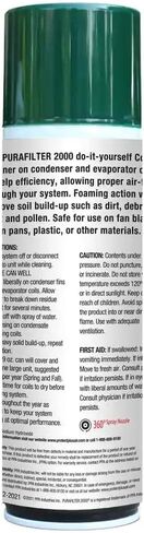 Coil Cleaner Foaming Spray | Use on AC HVAC Condensers and Evaporator Coils | Commercial and Professional Grade Cleaner in Saudi Arabia