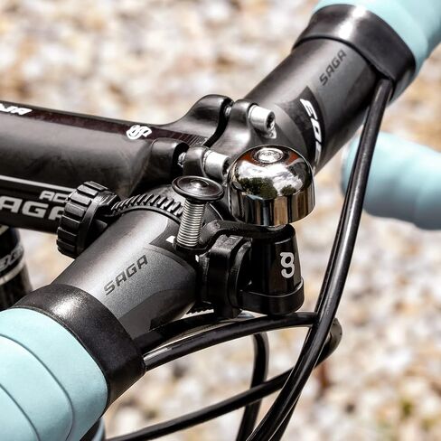 CyclingDeal Adjustable Clamp Tie Bike Bell Bicycle Horn 360 Degree Rotatable Bracket Universal Fit Design– Ideal for Road MTB Hybrid and E-Bikes - Loud Clear Crisp Sound in Saudi Arabia
