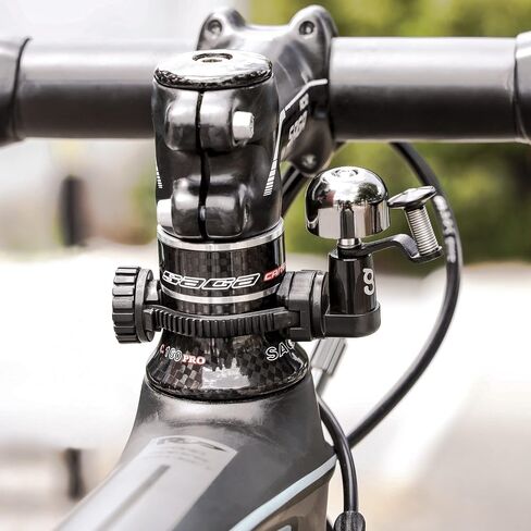 CyclingDeal Adjustable Clamp Tie Bike Bell Bicycle Horn 360 Degree Rotatable Bracket Universal Fit Design– Ideal for Road MTB Hybrid and E-Bikes - Loud Clear Crisp Sound in Saudi Arabia