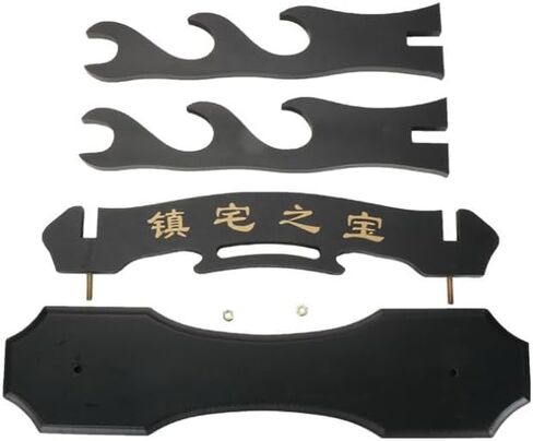 Sword Holder Wall Mount 8 Tier Samurai Sword Display Rack Wand for Wand Tanto Katana Wakizashi etc Samurai Sword,Sword Flute Fishing rods, Black in Saudi Arabia