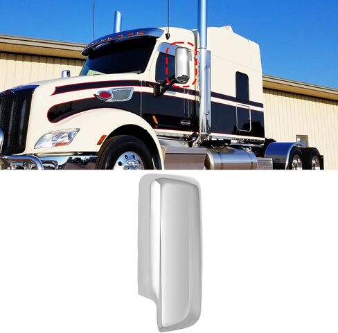 Door Mirror Covers Compatible With Peterbilt 567 579 587 Chrome Side Mirror Left And Right Side in Saudi Arabia