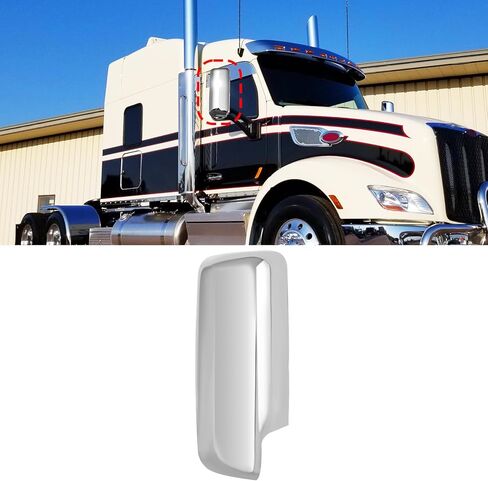 Door Mirror Covers Compatible With Peterbilt 567 579 587 Chrome Side Mirror Left And Right Side in Saudi Arabia