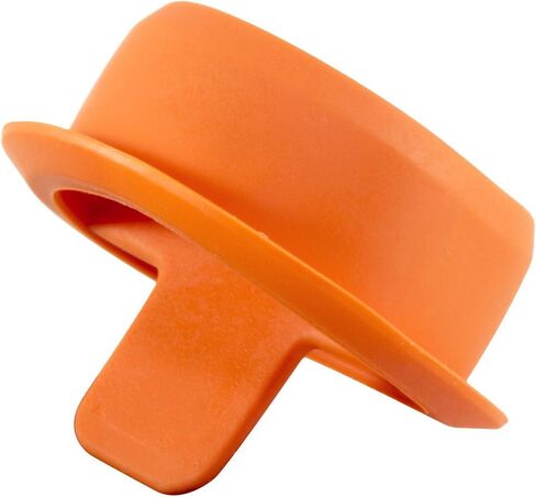 Caplugs ZECPM14Q1 Plastic Ergonomic Center Pull Tab Plug. ECP-M14, TEO, Cap OD 0.75" Plug ID 0.53", Orange (Pack of 100) in Saudi Arabia