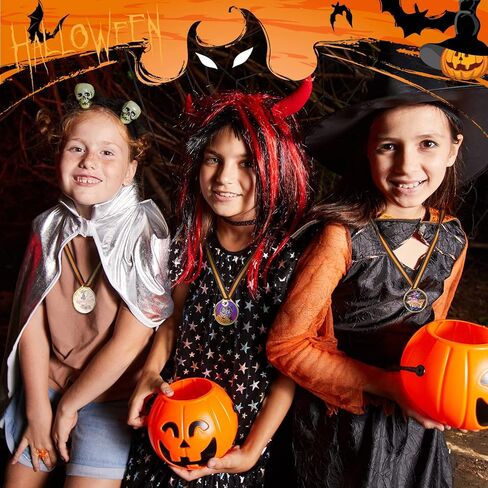 60 Pcs Halloween Award Medals Bulk for Kids Halloween Costume Party Medals Assortment Gold Kids Plastic Award Medals Winners Sports Reward Motivational Medals with Neck Ribbon for Students Sports in Kuwait