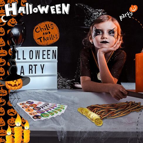 60 Pcs Halloween Award Medals Bulk for Kids Halloween Costume Party Medals Assortment Gold Kids Plastic Award Medals Winners Sports Reward Motivational Medals with Neck Ribbon for Students Sports in Kuwait