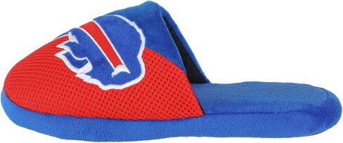 FOCO Buffalo Bills NFL Youth Logo Staycation Slippers - S (11-12) in Saudi Arabia