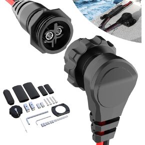 1865120 MKR-28 (MKR-26) Trolling Motor Plug and Receptacle Compatible With Minn Kota Trolling Motors Optimal for Saltwater Use
