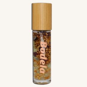 Bodela 10 ml Essential Oil Roller (24K Gold, Crystals, Exotic Flowers, and Jojoba and Neroli Essential Oils) - Natural Stone for Effective Relief (10 ml, Guardian)