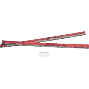 Pig Skateboard Rails Red Curb Graphic 14.25'' with 10 Wood Screws