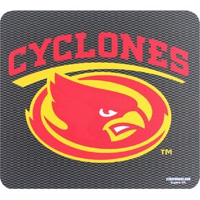 Iowa State University Mouse Pad, Cyclones Collegiate Team Gear, Carbon Cyclones