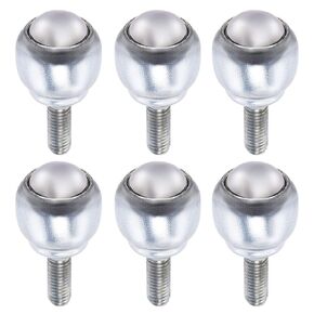 uxcell Ball Transfer Bearing Unit 12mm 17Lbs Carbon Steel Bolt-Fixing Type for Transmission Pack of 6