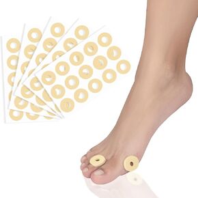 Callus Cushions Round Foam Padding with Water-Resistant Self-Stick Adhesive, Protects Foot, Heel and Toes from Rubbing and Friction, Pain Relief from Shoe Pressure (75 Count)