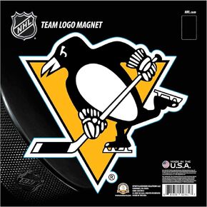 FANMATS 32524 Pittsburgh Penguins Penguins Large Team Logo Magnet 10" (8.1894"x7.7957")