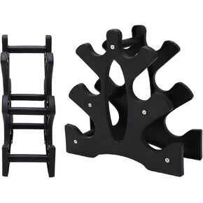 Dumbbell Rack Weight, Pp 3 Tier 20Kg Bearing Easy Stand Holder Assembly For Home Gym
