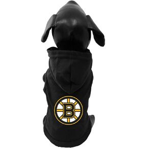 All Star Dogs NHL Unisex NHL Boston Bruins Cotton Hooded Dog Shirt